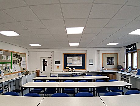 Wycliffe college classroom lighting